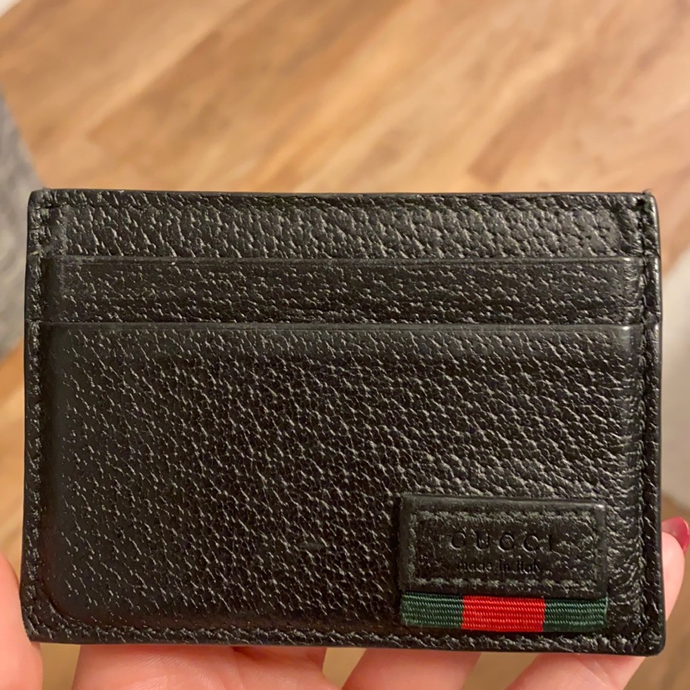 Gucci cardholder with money clip